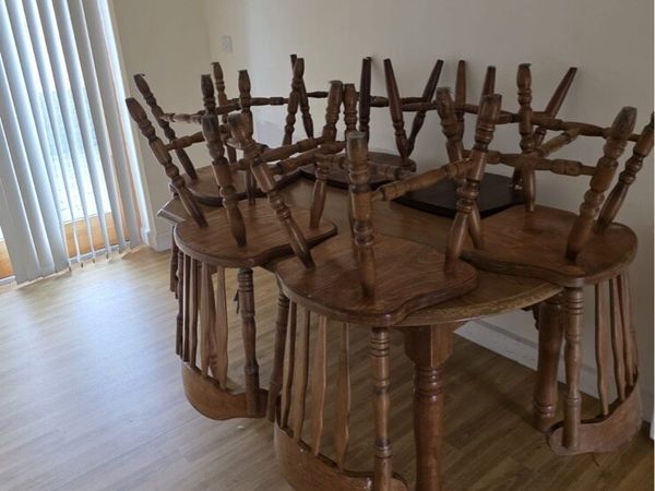 Wooden table 6 chairs - Main image