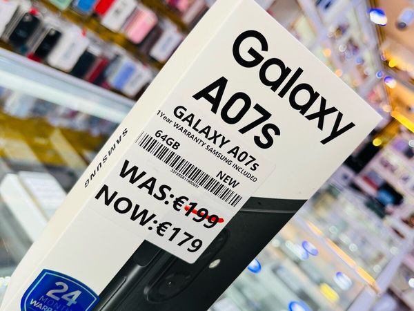 🔥Galaxy A07s 64GB Brand New 1Year WTY 😍 - Main image