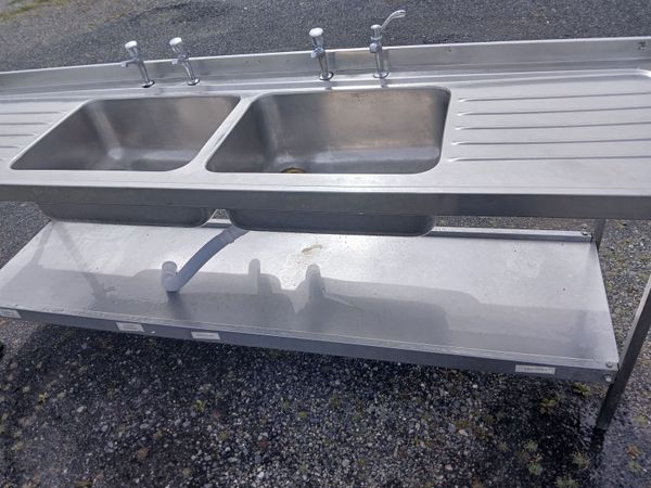Staneless steel cabbinet sink unit complete - Main image
