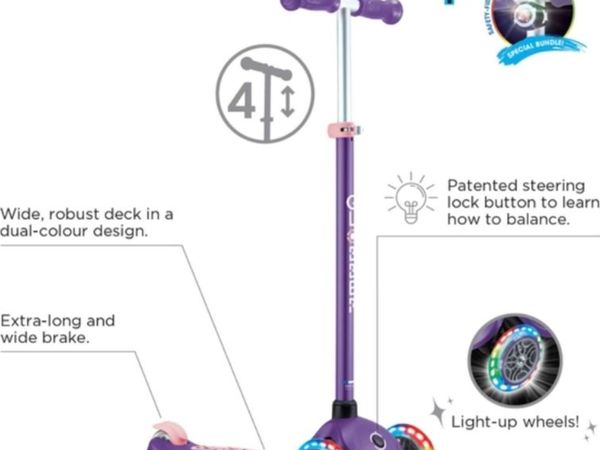 3 wheels scooter for kids. New in box! - Main image