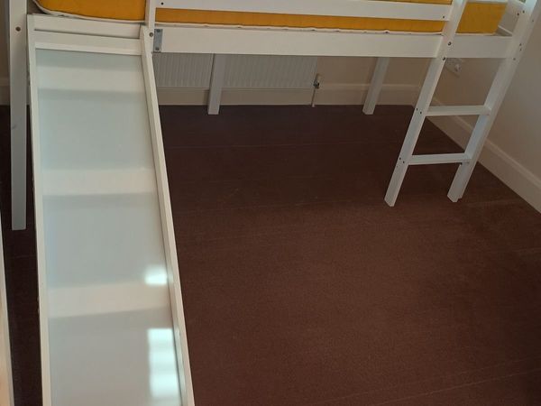 Hi-Low Bed with Slide and Mattress - Main image