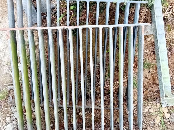 Galvanised steel grate for yard - Main image
