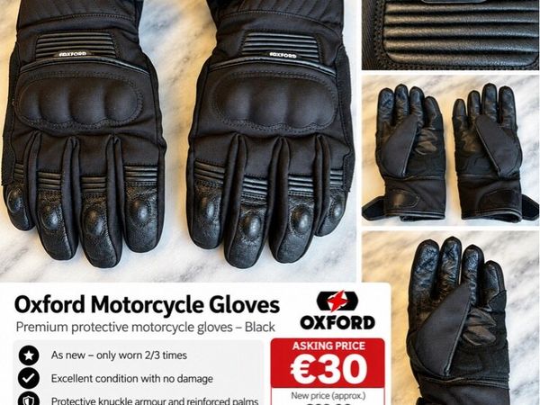 Oxford -  armoured motorcycle gloves - Main image