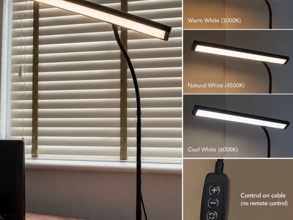 LED Dimmable Desk Lamp – 3 Light Colours - Main image