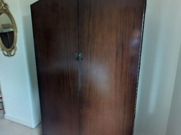 Solid Mahoney Wardrobe and Double Bed - Main image