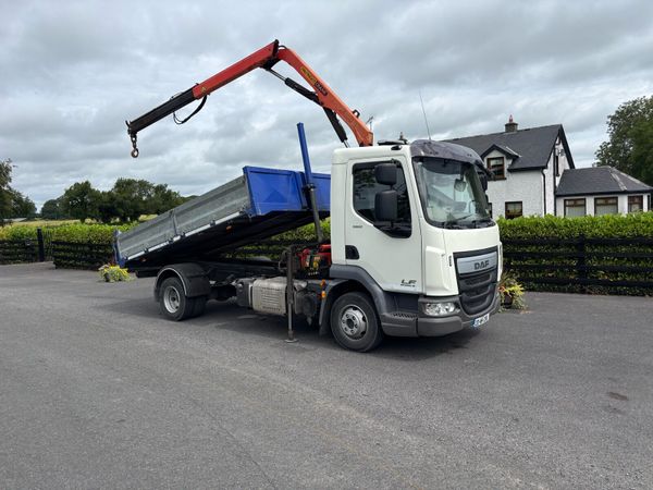 Daf LF. 7.5 ton tipper crane lorry for sale in Westmeath for €55,000 on ...