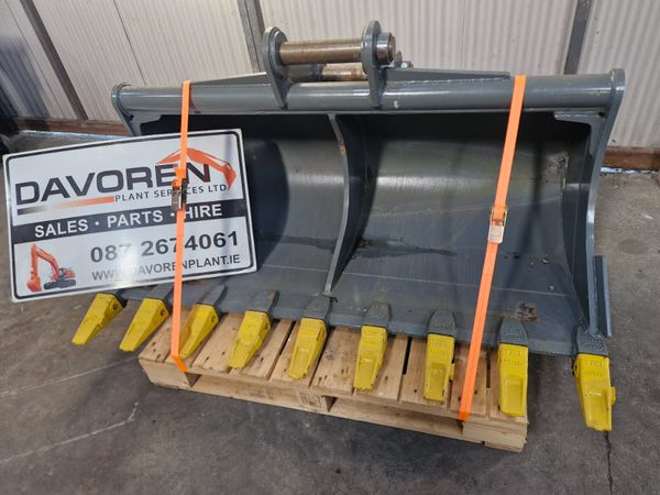 13T Heavy duty 6ft ditching bucket with 10 x teeth - Main image