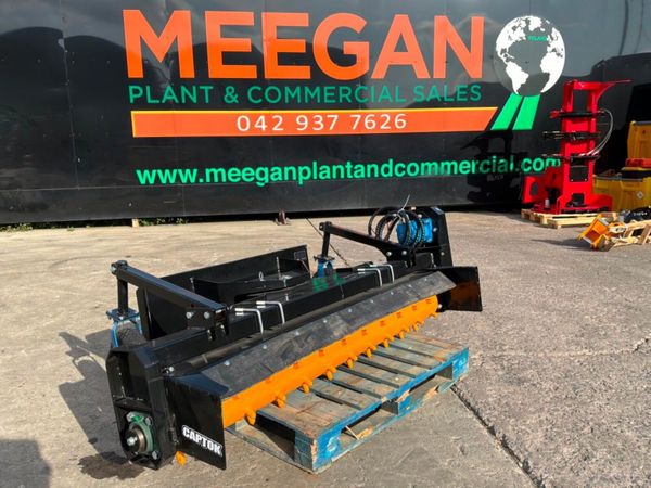 New / unused skid steer power rake / conditioner.. - Main image