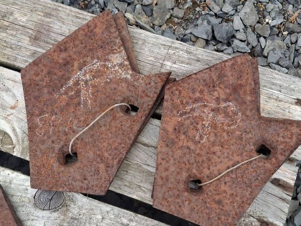 Vintage plough parts. - Main image