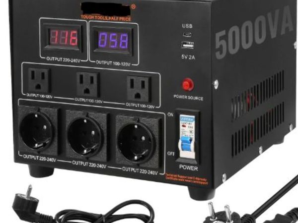 Voltage Converter Transformer, 5000VA, Heavy Duty - Main image