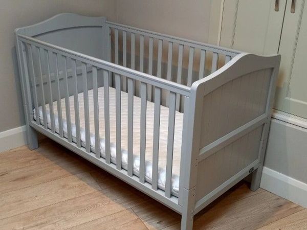 Balylo Ella Grey Cot Bed - Main image