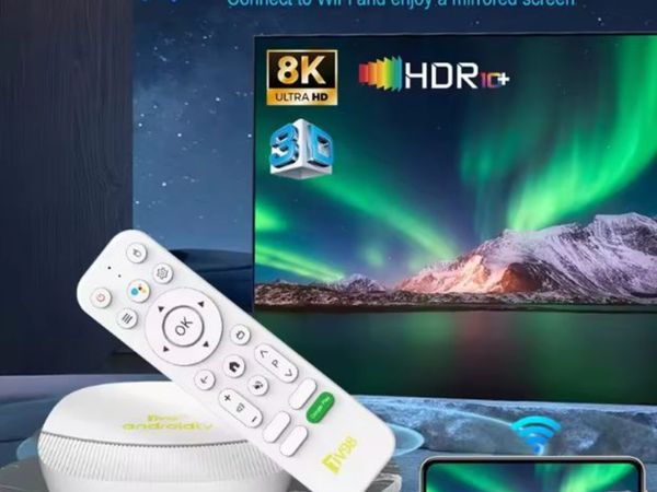 Brand New Android TV Box with Google Voice Remote - Main image