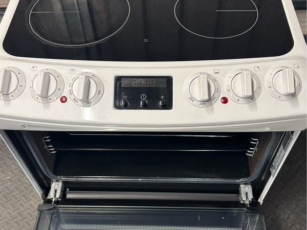 Zanussi Electric 55cm Double Oven & Ceramic Hob - Main image