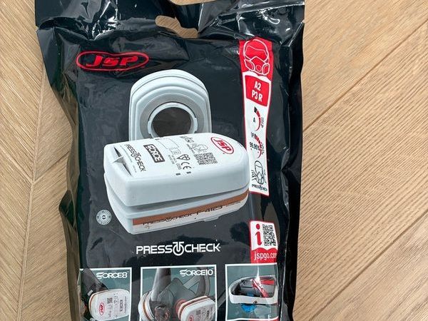 9x Packs JSP PressToCheck A2 P3 R Filters for Force 8 - Main image