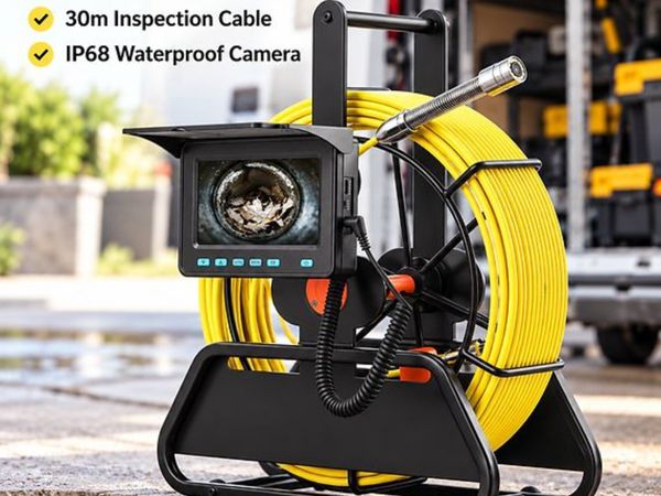 Sewer Camera 30m Drain Inspection Camera with Scre - Main image