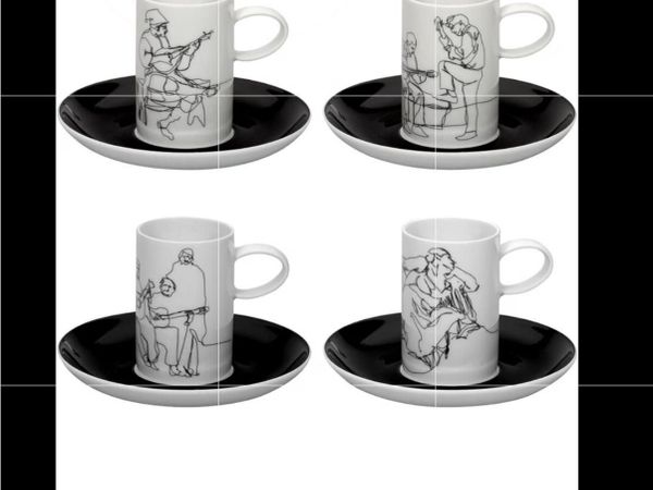 Vista Alegre Fado Espresso Set by Catarina Pestana - Main image