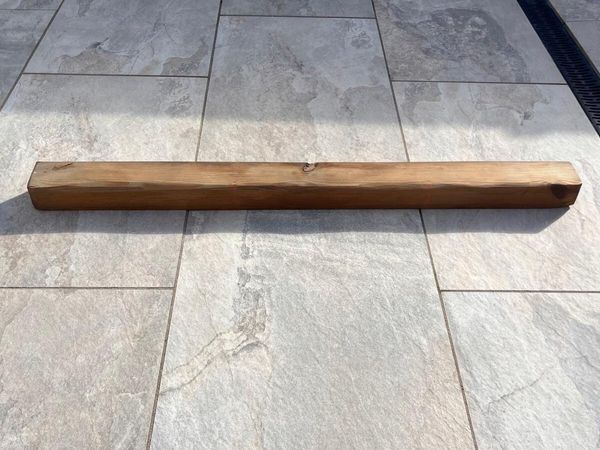 Reclaimed wood mantle piece - Main image