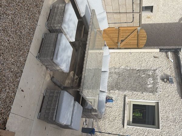 outdoor Rattan Dining Set - Main image
