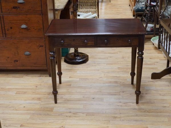 Edwardian Mahogany Writing Table - Main image