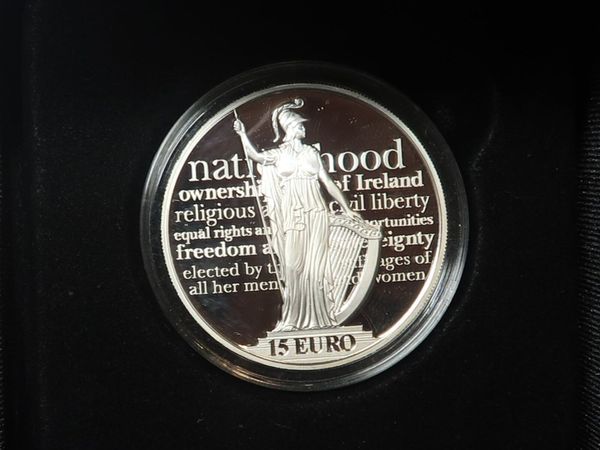 Ireland 2016 Silver Proof €15 100th Ann of Irish R - Main image