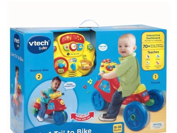 Vtech 2 in 1 baby trike to bike - Main image