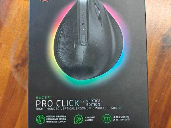 Razer Pro Click V2 Vertical-Ergonomic Wireless Mou - Main image