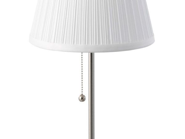 2 x IKEA ÅRSTID Table lamp, nickel-plated/white - Main image