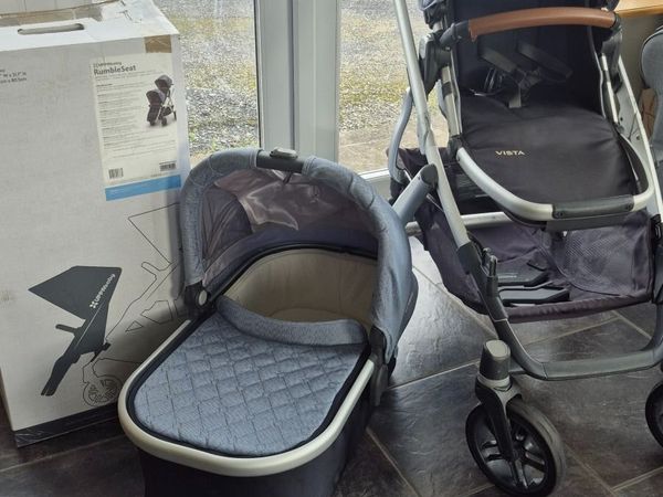 Uppababy vista travel system, highchair, carrier - Main image