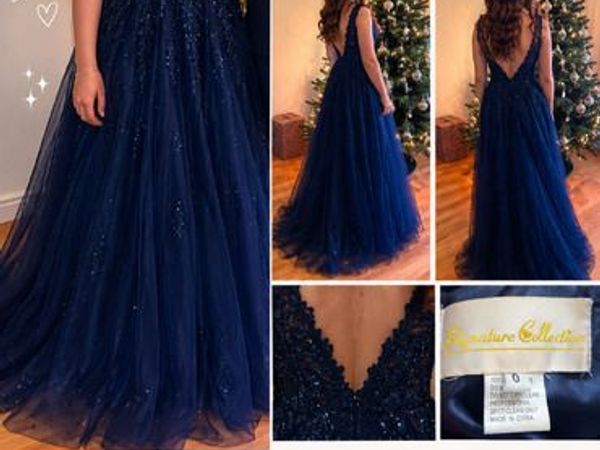 Navy Debs Dress - Main image