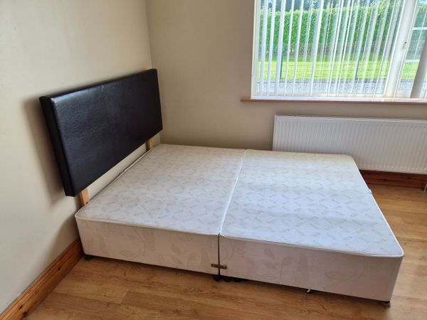 Double Headboard and Base - Main image
