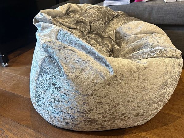Silver plush beanbag - Main image