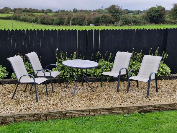 Garden Table with 4 Chairs - Main image