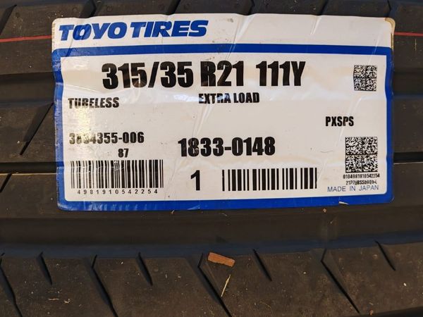 TOYO TIRES 315/35 R21 - Main image