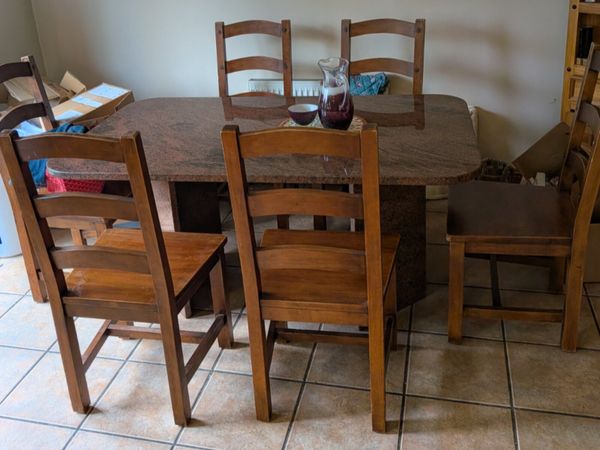 Six Solid wood chairs - Main image