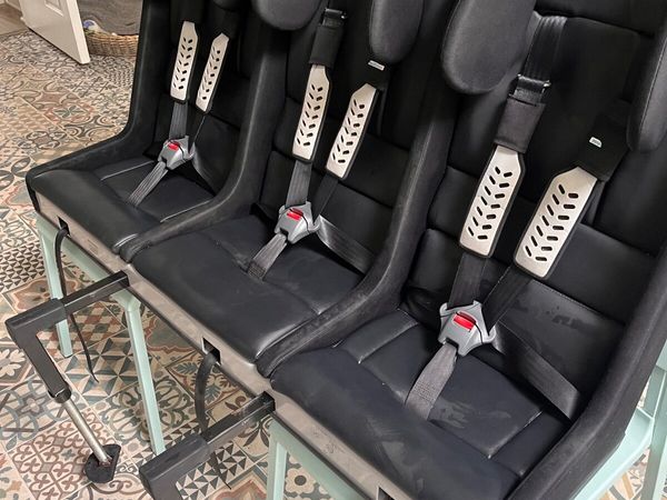 Multimac Superclub 3 seater car seat system - Main image