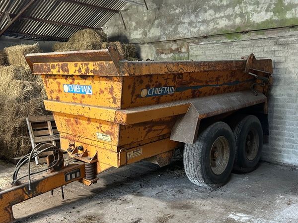 Chieftain 14 tonne dump trailer - Main image