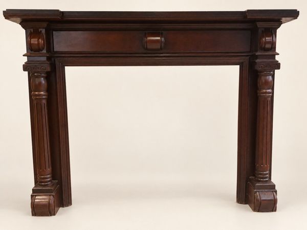 Solid decorative Timber Fireplace surround - Main image