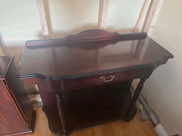 Vintage Style Wooden Console Table / Hall Table wi - Main image