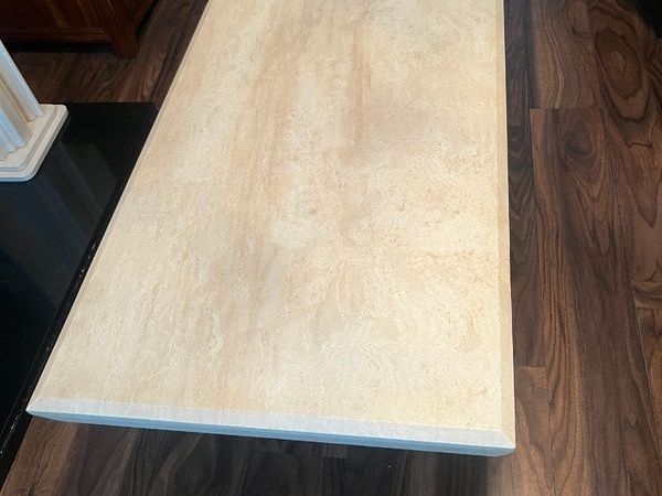 Travertine coffee table - Main image