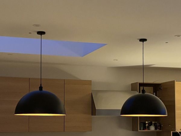 Black large pendent lights - Main image