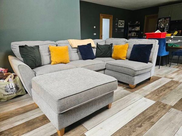 Corner sofa with chaise footstool - Main image