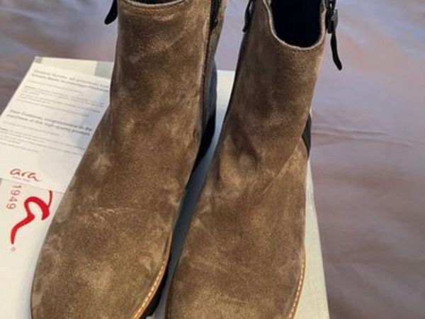 Ara womens leather boots 7uk 41eu NEW - Main image