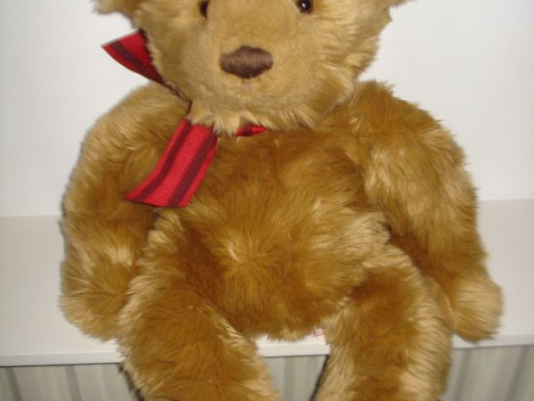 VINTAGE RUSS BERRIE & CO. TIBBLES TEDDY BEAR. - Main image