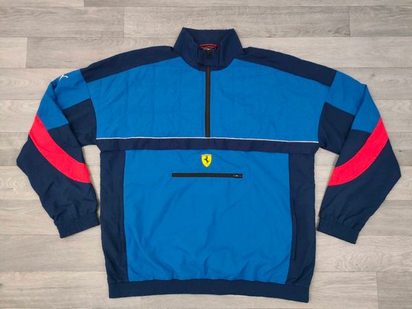 Puma Ferrari Half Zip Racing Jacket Mens Large - Main image