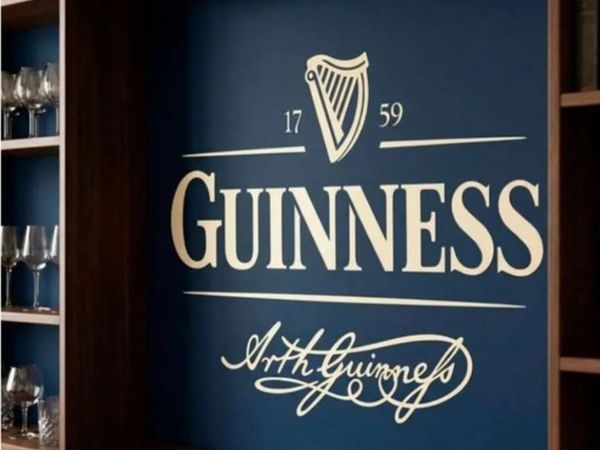 BN Unused Guinness Promotional Wall Graphic - Main image