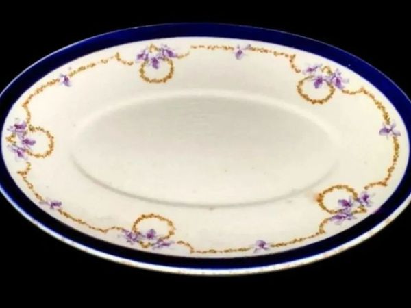 Vintage Wedgwood & Co Small Oval Serving Platter - Main image