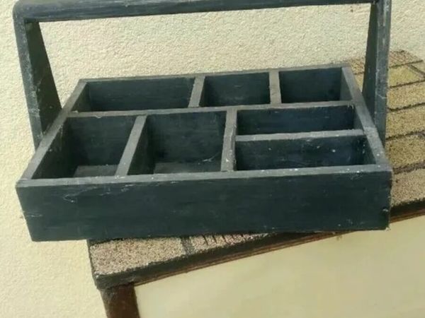Old Carpenters wooden storage caddy - Main image