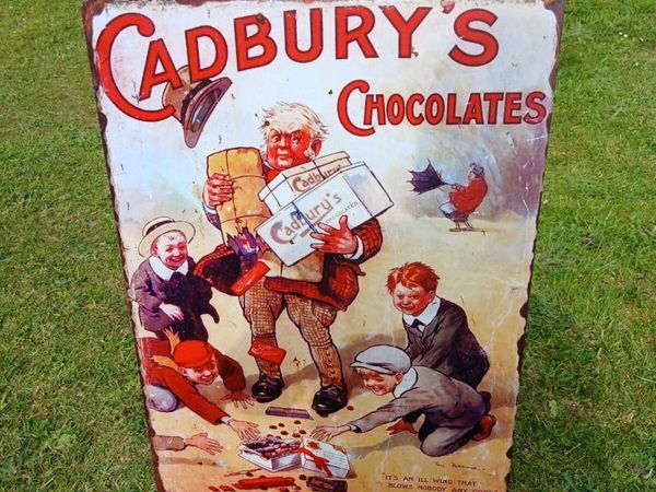 Cadbury Chocolate Large Tin Sign - Main image