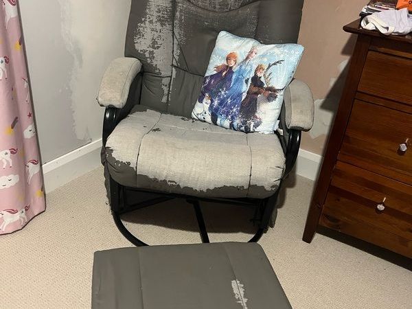 Rocking chair & footstool - Main image