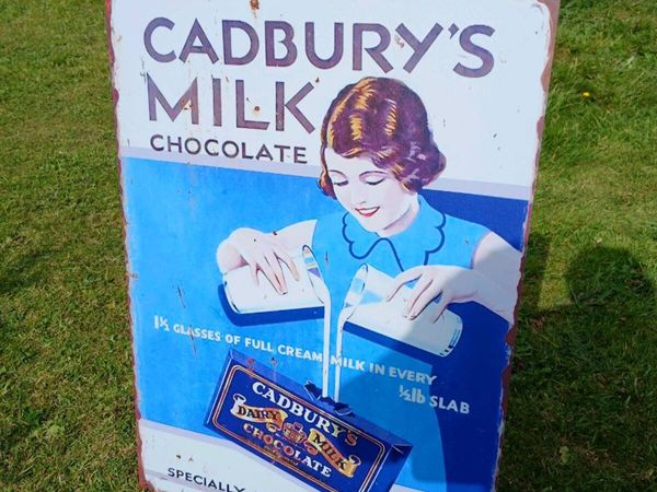 Cadbury Milk Chocolate Large Tin Sign - Main image